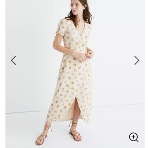 madewell maxi floral dress